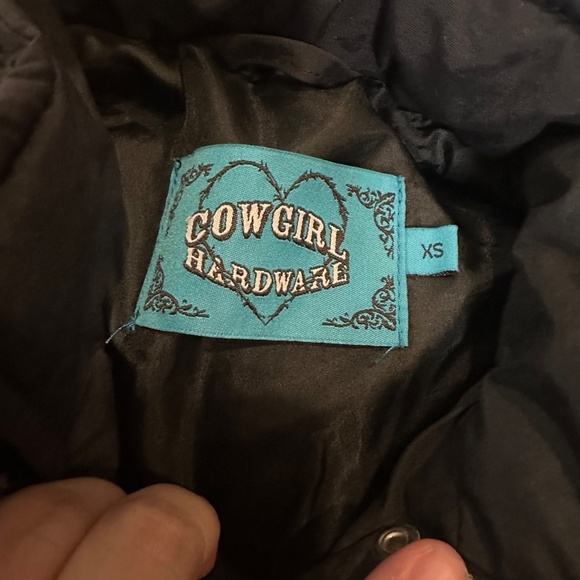Cowgirl Hardware Black Puffer Vest XS - Picture 6 of 6
